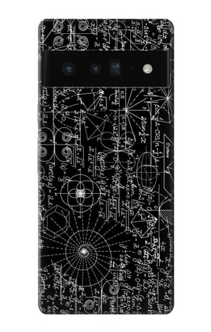 Google Pixel 6 Pro Hard Case Mathematics Blackboard