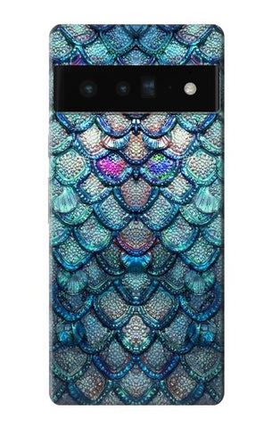 Google Pixel 6 Pro Hard Case Mermaid Fish Scale