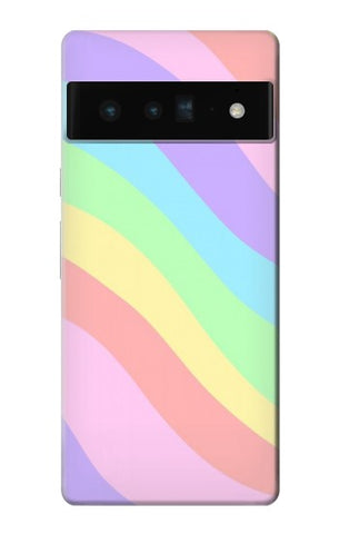 Google Pixel 6 Pro Hard Case Pastel Unicorn Summer Wave