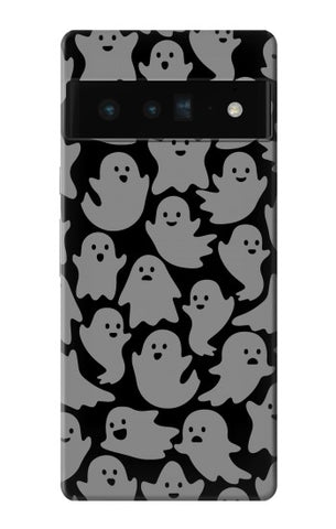Google Pixel 6 Pro Hard Case Cute Ghost Pattern