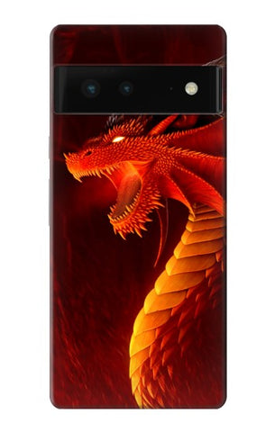 Google Pixel 6 Hard Case Red Dragon