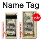 Google Pixel 6 Hard Case Money Dollars with custom name