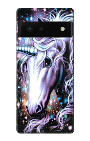 Google Pixel 6 Hard Case Unicorn Horse