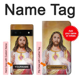 Google Pixel 6 Hard Case Jesus with custom name