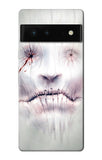 Google Pixel 6 Hard Case Horror Face