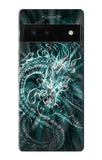 Google Pixel 6 Hard Case Digital Chinese Dragon