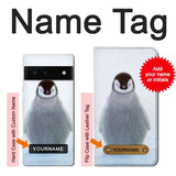 Google Pixel 6 Hard Case Penguin Ice with custom name