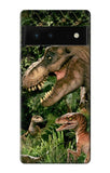 Google Pixel 6 Hard Case Trex Raptor Dinosaur