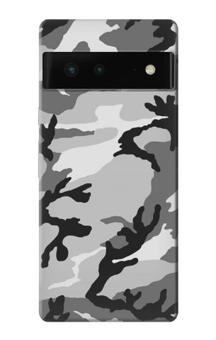 Google Pixel 6 Hard Case Snow Camo Camouflage Graphic Printed