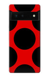 Google Pixel 6 Hard Case Lady bug Dot Pattern