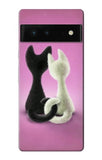 Google Pixel 6 Hard Case Love Cat