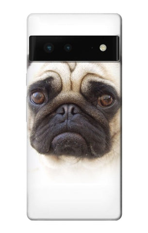 Google Pixel 6 Hard Case Pug Dog