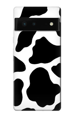 Google Pixel 6 Hard Case Seamless Cow Pattern