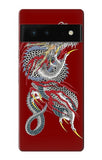 Google Pixel 6 Hard Case Yakuza Dragon Tattoo