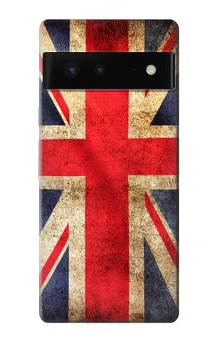 Google Pixel 6 Hard Case British UK Vintage Flag