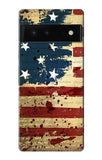 Google Pixel 6 Hard Case Old American Flag