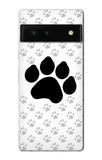 Google Pixel 6 Hard Case Paw Foot Print