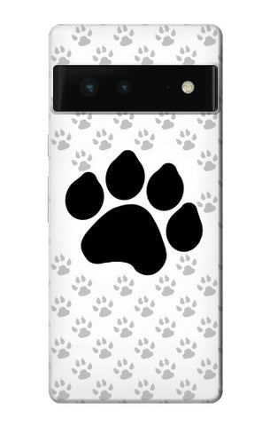 Google Pixel 6 Hard Case Paw Foot Print