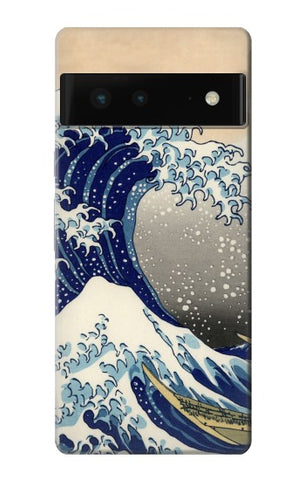 Google Pixel 6 Hard Case Katsushika Hokusai The Great Wave off Kanagawa