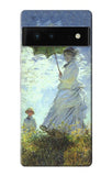 Google Pixel 6 Hard Case Claude Monet Woman with a Parasol