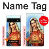 Google Pixel 6 Hard Case The Virgin Mary Santa Maria with custom name