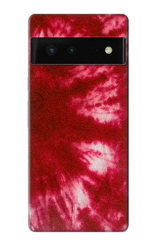 Google Pixel 6 Hard Case Tie Dye Red