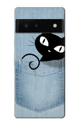 Google Pixel 6 Hard Case Pocket Cat
