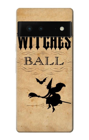 Google Pixel 6 Hard Case Vintage Halloween The Witches Ball