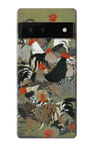 Google Pixel 6 Hard Case Ito Jakuchu Rooster