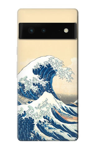 Google Pixel 6 Hard Case Under the Wave off Kanagawa