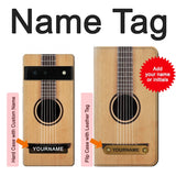 Google Pixel 6 Hard Case Classical Guitar with custom name