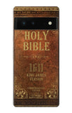 Google Pixel 6 Hard Case Holy Bible 1611 King James Version