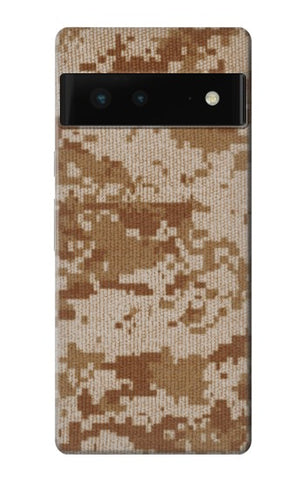 Google Pixel 6 Hard Case Desert Digital Camouflage