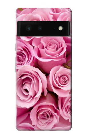 Google Pixel 6 Hard Case Pink Rose