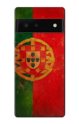 Google Pixel 6 Hard Case Vintage Portugal Flag