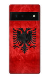 Google Pixel 6 Hard Case Albania Red Flag