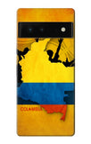 Google Pixel 6 Hard Case Colombia Football Flag