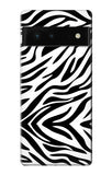 Google Pixel 6 Hard Case Zebra Skin Texture