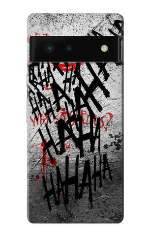 Google Pixel 6 Hard Case Joker Hahaha Blood Splash