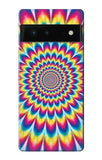 Google Pixel 6 Hard Case Colorful Psychedelic