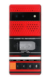Google Pixel 6 Hard Case Red Cassette Recorder Graphic