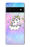 Google Pixel 6 Hard Case Cute Unicorn Cartoon