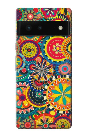 Google Pixel 6 Hard Case Colorful Pattern