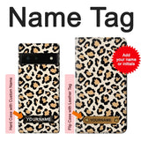 Google Pixel 6 Hard Case Fashionable Leopard Seamless Pattern with custom name