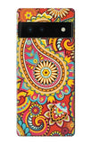 Google Pixel 6 Hard Case Floral Paisley Pattern Seamless