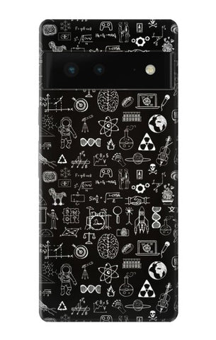 Google Pixel 6 Hard Case Blackboard Science