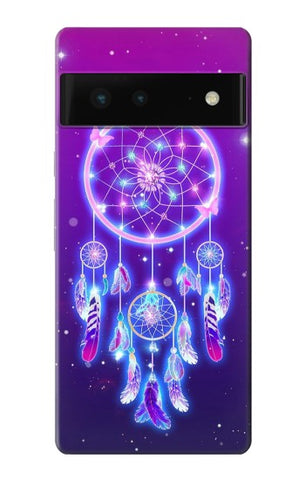 Google Pixel 6 Hard Case Cute Galaxy Dream Catcher