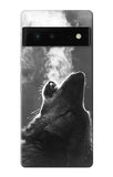 Google Pixel 6 Hard Case Wolf Howling