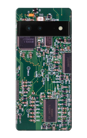 Google Pixel 6 Hard Case Electronics Circuit Board Graphic