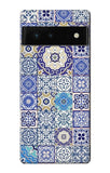 Google Pixel 6 Hard Case Moroccan Mosaic Pattern